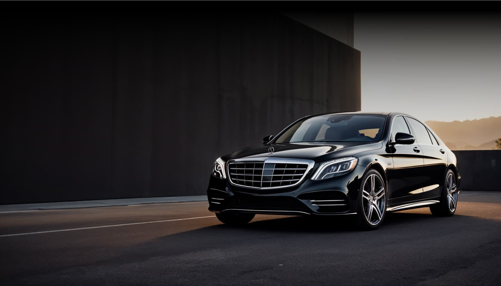 Pure Life Transport luxury sedan